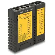 Delock Netzwerk Tester Rj45 / Rj12 Poe  86107 4043619861071 90304000