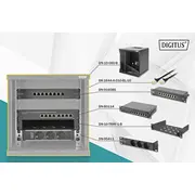 Digitus Netzwerk-Set 254 mm 10-6He, 312X300Mm B x T  Dn-10-Set-1-B 4016032477495 84718000