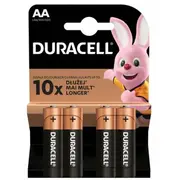 Duracell Baterija Aa Lr6 Alkaliskā Basic 4 baterijas / blisteris 1.5V  Dur-Ba-Lr6-Basic 5000394127050