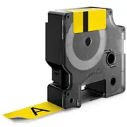 Dymo lentu kasete Rhino Black Yellow 1734525  0071701202420 130212