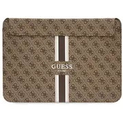 Maciņš Guess Sleeve Gucs14P4Rpsw 14 brown 4G ar apdruku Stripes  Gsm175860 3666339120535