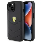 Ferrari Quilted Metal Logo Back Case Aizsargapvalks Priekš Apple iPhone 15  Fehcp15Srduk 3666339171032