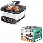 Bez eļļas fritieris Sencor Sfr 9400Wh Daudzfunkcionāls cepšanas ierīce 18In1 4.8L 1800W  8590669361441