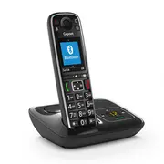Gigaset E720A Schnurlostelefon mit Anrufbeantworter - Black  S30852-H2923-B101 4250366859347