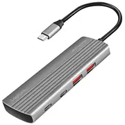 Usb3.2 Gen2 centrmezgls, 2X Usb-A, 5X Usb-C, Pd 100W  Ua0414 4052792072242 Nullius7Pua0414