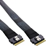 Inline Slim Sas kabelis, Sff-8654 8X uz 8X, 48 Gb/S, 0.5M  27647A 4043718317141