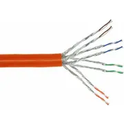 Inline Instalācijas kabelis S/Ftp, Pimf, Cat.7A, Awg23, 1200Mhz, bez halogēniem, Orange, 300M 77300I  4043718208050