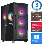 Intop Ryzen 5 5500 16Gb 500Ssd M.2 Nvme Rx580 8Gb Win11  T20411536684 T236684Wh