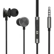 Joyroom vadu austiņas, iekšējās austiņas ar tālvadību un mikrofonu, 3.5Mm ligzda, Dark Gray Jr-Ew03  Jr-Ew03-Drkgry 6956116770129