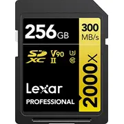 Atmiņas karte Lexar Professional 2000X Sdxc 256 Gb Class 10 Uhs-Ii/U3 V90 Lsd2000256G-Bnnng  843367125920