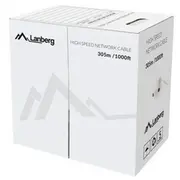 Lanberg tīkla kabelis Lcu5-12Cu-0305-Y Utp 305M kat. 5E Yellow  5901969427585