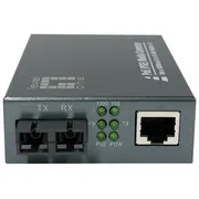 Levelone Media Konverter Rj45-Sc Ge Sm Poe 30W 1310Nm  20Km Gvt-2014 4015867239544 85176200
