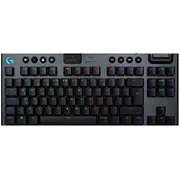 Logitech G G915 X - Tastatur Lightspeed Tkl Hintergrundbeleuchtung kabellos Bluetooth 5,0, 2,4 Ghz, Usb Qwerty Us International Tastenschalter Gl Tactile Schwarz 920-012721  5099206121683 Kl-G-Log-156