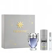 Paco Rabanne komplekts Invictus tualetes ūdens 100Ml  10Ml dezodoranta aerosols 150Ml 3349668656608