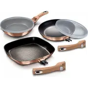Berlinger Haus pannas komplekts 20, 24, 28 cm 5 gab.  Bh-7038 5999108428241