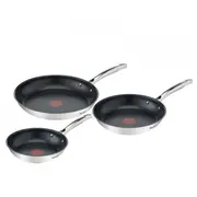 Patelnia Tefal zestaw Tytanowa 20 24 28Cm  G732S3 3168430321816 127547