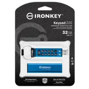 Pendrive Kingston Ironkey Keypad 200, 32 Gb  Ikkp200/32Gb 0740617330083