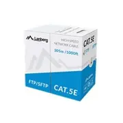 Lanberg tīkla kabelis Lcs5-11Cu-0305-S S/Ftp 305M kat. 5E krāsa grey  5901969424584