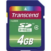 Sd Card  4Gb Transcend Sdhc Class4 Ts4Gsdhc4 0760557818557 85235110