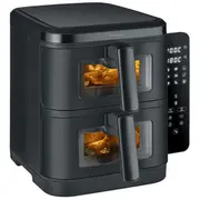 Severin Fr 2468 Doppel-Heißluftfritteuse Black  4008146048333 164918