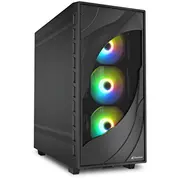 Sharkoon Gehäuse Rebel C80M  Rgb Atx 1Xmetall schwa 4044951041145 84733080