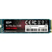 Silicon Power P34A80 M.2 2000 Gb Pci Express 3.0 Slc Nvme cietais disks  Sp002Tbp34A80M28 4713436127147 Diaslpssd0024