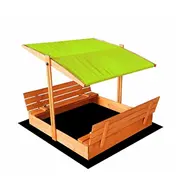 Koka smilšu kaste ar jumtiņu 120X120 cm  4772013463870