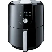 Steba Heißluftfritteuse Hf 5000 Xl Black/Edelstahl, 1.800 Watt, Korb 5,2 Liter, teilbar  4011833200327