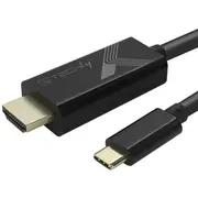 Techly Adaptera kabelis Usb-C vīrietis uz Hdmi 2.0 4K, Black 5M  Iadap-Usbc-Hdmi5Ty 8059018361889 85299030