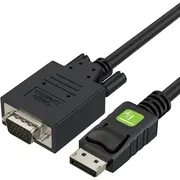 Techly Displayport uz Vga kabelis Black 1.8M  Icoc-Dsp-V-018 8057685306288 85444290