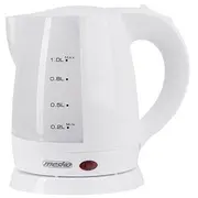 Tējkanna Mesko  Kettle Ms 1276 Standard, Plastic, White, 1600 W, 360 rotational base, 1 L 5902934831109