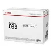 Toner Canon Crg-039 Black Oriģināls 0287C001  4549292031485