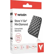 Verbatim Ārējais Ssd 512Gb Store N Go Mini Diamond, Usb-C, Black  32024 023942320241