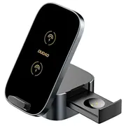 Adapteris Dudao  A11Pro 15W 3In1 Inductive Charger for Phone/Smartwatch/Headphones - Black 6976625332571