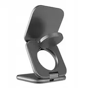 Lādētājs Mobile Origin 3In1 Qi2 25W Ultraslim Saliekams lādētājs Pw36 Magsafe saderīgs Space Grey  Mo-Usf-Pw36-Gry 8594215997283