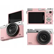 Digitālā kamera Xrec 64Mp / 4K 16X tālummaiņa Pagriežams Lcd ekrāns 2,88 C77 Pink  Sb11437 5904647833241