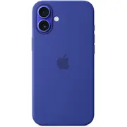 Apple Original iPhone 16 Plus Silikon Case mit Magsafe - Ultramarin  Myyf3Zm/A 0195949885204
