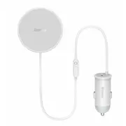 Auto turētājs Baseus  Wireless car charger with Magsafe 15W holder for air vent Usb Type C 25W White 6932172616892