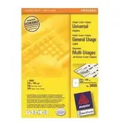 Etiķetes Avery 210 x 148Mm, A4 3655  4004182036556 149006