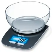 Beurer Küchenwaage Ks 25 Black, mit Wiegeschüssel  704.15 4211125704155