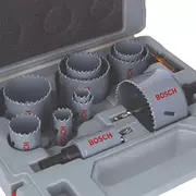 Bosch Hss divmetāla caurumu zāģu komplekts 14 gab. 19,22,25,29,35,38,44,51,57,64,76Mm B2607011478  2607011478 4059952517834