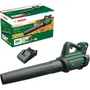 Bosch Powertools Akku-Laubbläser Advanced Leafblower 36V-750 Grün/Black, Li-Ionen Akku 2,0Ah, Power For All  06008C6000 4059952546995