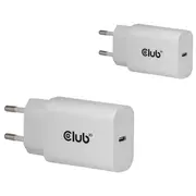 Club3D Lifestyle Usb-C lādētājs 30W, 2 gab. white retail  Cac-3020 8719214473396 85444290