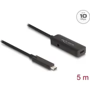 Delock Aktives Usb 10 Gbps Verlängerungskabel Type-C 5 m  80028 4043619800285 85444290