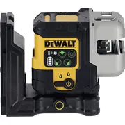 Dewalt Akku-Multilinienlaser 3X180 Dcle14301Gb, 18Volt Black/Gelb, mit grünen Laserlinien, integrierter Powerstack Li-Ion Akku  Dcle14301Gb-Xj 5035048810804