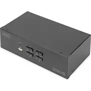 Digitus Kvm Switch 4-Port 4K30Hz 2Xhdmi 2Xusba 2X3,5Mklinke  Ds-12883 4016032478157 85176200