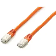Equip Patchkabel Cat6A Plat.s/Ftp 2Xrj45 15.00M  orange Lszh Polybeutel 605678 4015867163399 85444210