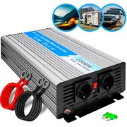 Extralink Opip-2000W Automašīnas strāvas invertors 12V, 2000W tīrs sinuss viļņi  Ex.31193 5905090331193 85369010