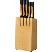Fiskars Nažu komplekts koka blokā Functional Form 5 gab. 1062927  Fisk-Ze-006-25 6424002014515
