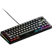 Klaviatūra Glorious Gmmk 3 Pro 65  pielāgota spēļu klaviatūra - gatava lietošanai, Ansi Asv, Fox slēdži, Black Glo-Kb-Gmmk3-Pro-65-Pb-Fox-W-Blk-Us 840408300148